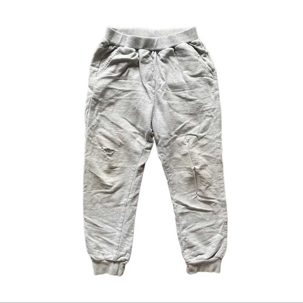 Kid’s Light Grey Ripped Joggers